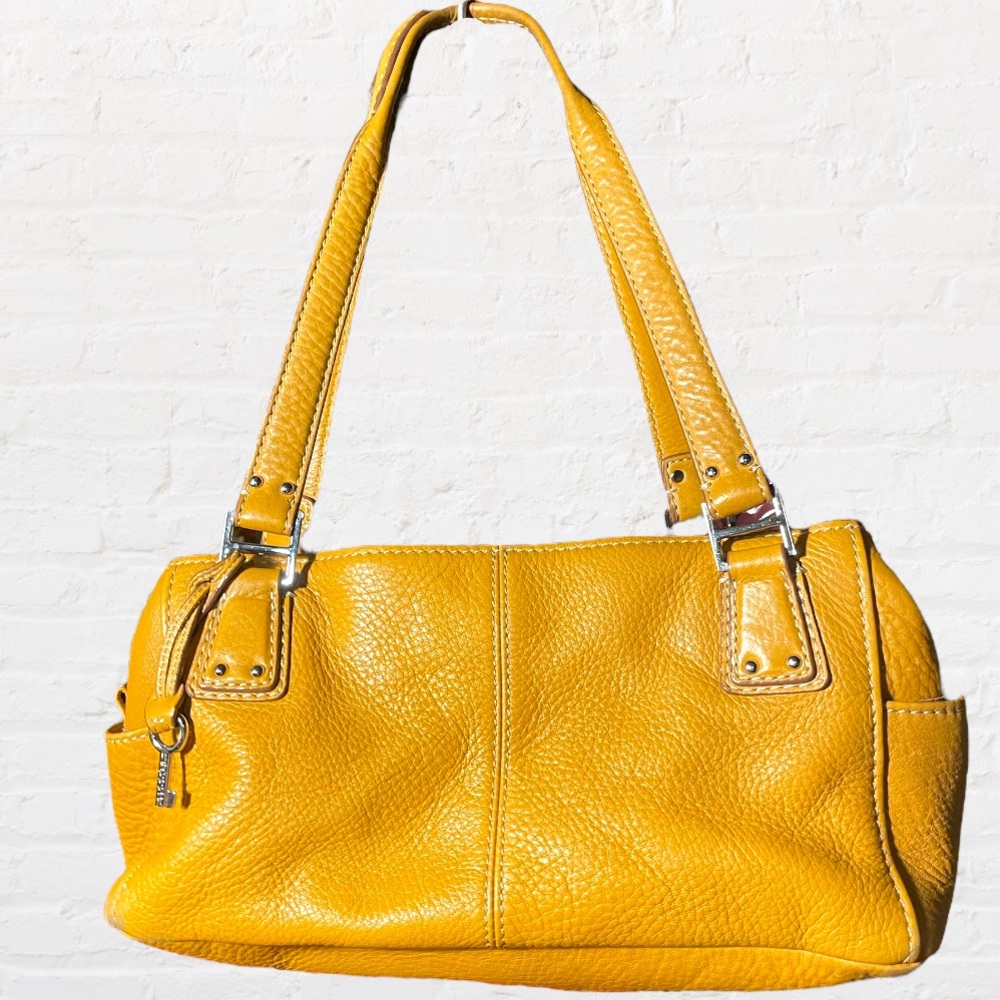 FOSSIL | Genuine Pebbled Leather | Blackburn Satchel Handbag